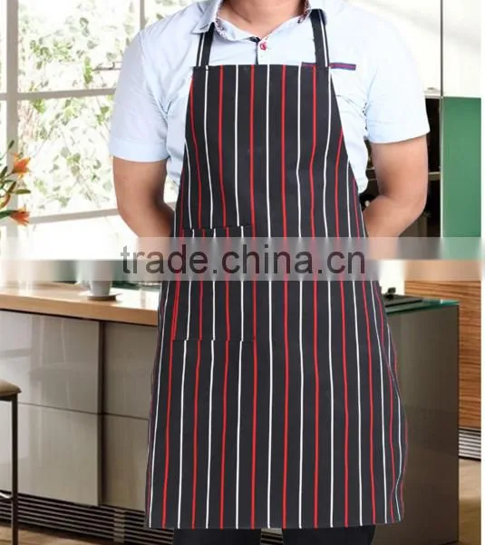 Man Cotton Canvas Black Color OEM Kitchen Bib Apron photo-4