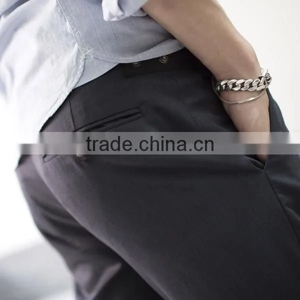 Custom Mens Trousers Designs Dress Pants Made in China photo-4