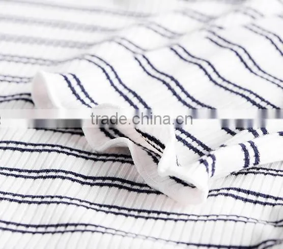 Lady Tight V Neck Pullovers Stripe Latest Sweater Designs for Girls With High Quality photo-5