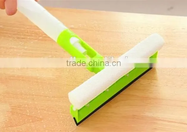3 in 1 Spray Window Squeegee With Sponge and Rubber, Window Cleaner, Glass Window Cleaning Wiper photo-5