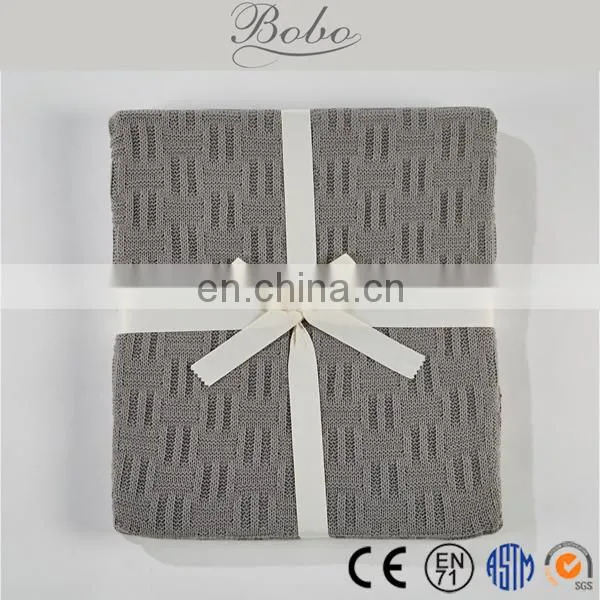 High Quality Custom Knitted Bed Sheet Set Blanket photo-2