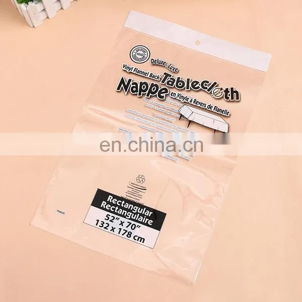 High Quality Clear Opp Bag With Adhesive Strip Opp Bag for Tablecloth Cpp/opp Bag With Customized Printing photo-2