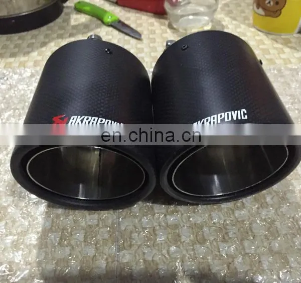 Akrapovic Newest Carbon Fiber Muffler Pipe Exhaust Muffler Tip photo-5