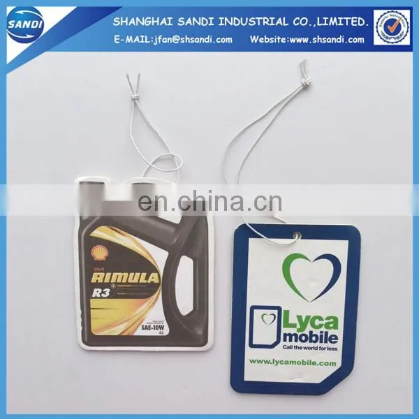 Cheap Promotional Custom Paper Car Air Freshener photo-2