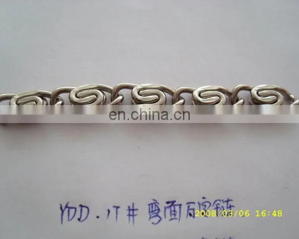 China Factory Link Chain , Shining Silver and Gold Square Custom Metal Link Chain / Stainless Steel Ball Chain photo-4