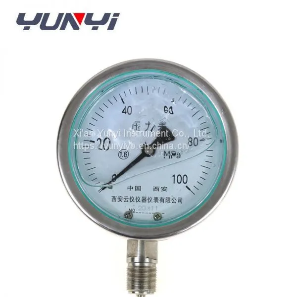Oil-filled Diaphragm Pressure Gauges Manometer Price photo-2