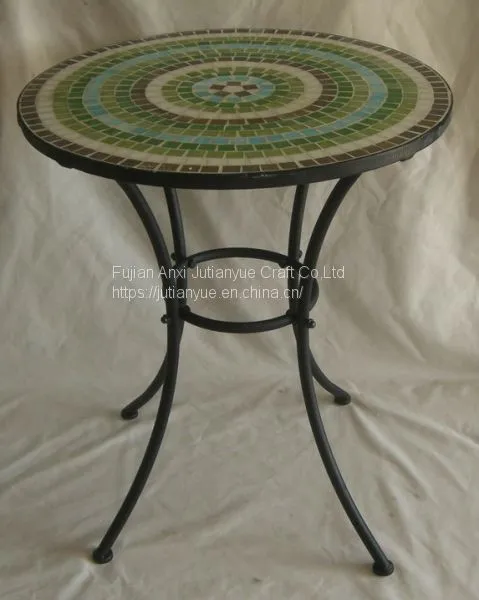 Outdoor Mosaic With Metal Table photo-2