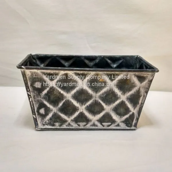 2018 German Style Iron Sheet Material Flower Pot From China Factory photo-2