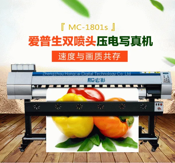 With Espon XP600 1800mm Printing Size Eco Solvent Inkjet Printer Price List