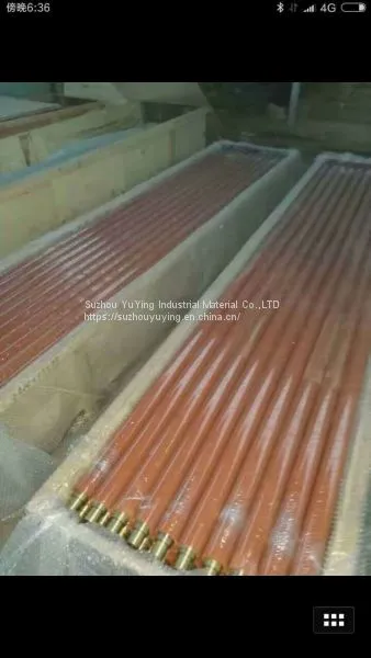 Rubber Roller Rod For Loading and Unloading Table For Glass Tempering Machine