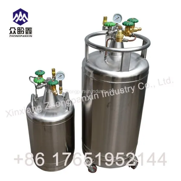 Self-pressurized Cryogenic Tank Ydz-10 ~ 1000l Liquid Nitrogen Container photo-3