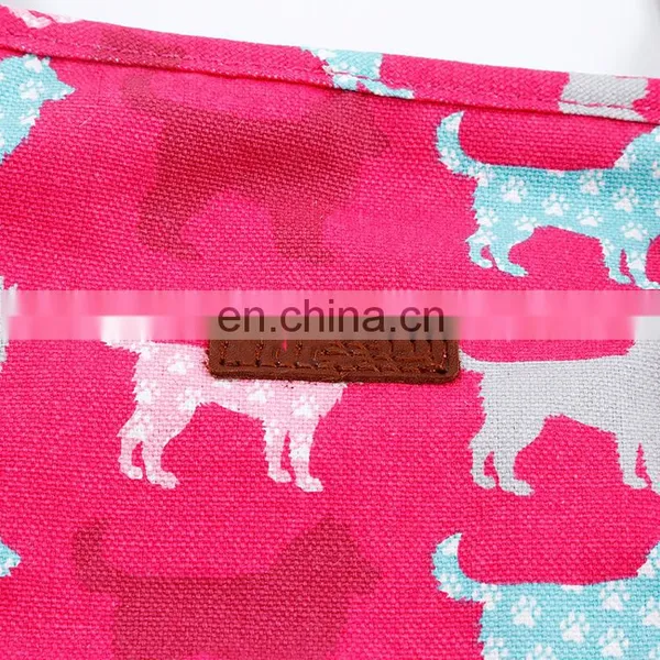 Travel Portable Pet Carrier Bag Breathable Lattice Pet Tote Handbag Soft Canvas Teddy Dog Bag photo-6