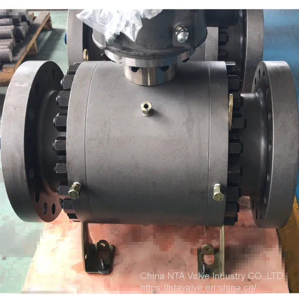 Trunnion Ball Valve Q347F/ Worm Gear Control