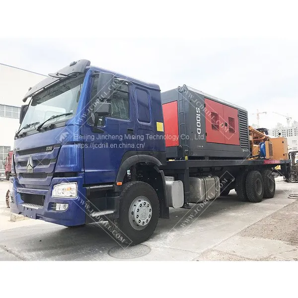 CSD200A Truck Mounted Water Well Drilling Rig With Air Compressor