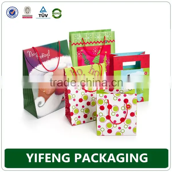 Wholesale Fancy Paper Gift Bag With Handles,christmas Paper Bag for Gift,customized Paper Gift Bag Made in China photo-6
