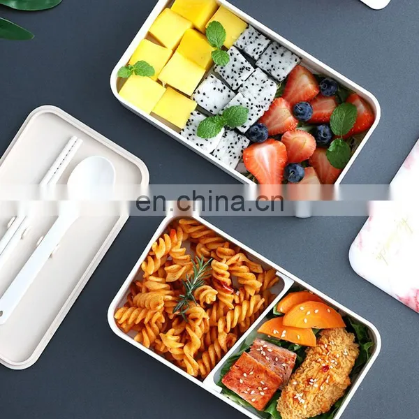 Sustainable Classic High Quality Food Grade Square Recycled Kids Plastic Lunch Box photo-5