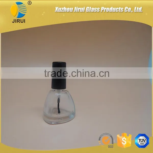 10ml Clear Triangle Glass Nail Polish Bottles photo-6