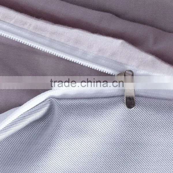 Luxury Satin Bedding Set Commercial Cotton Sheet Sets Grey and Silver King Size Comforter Sets photo-2