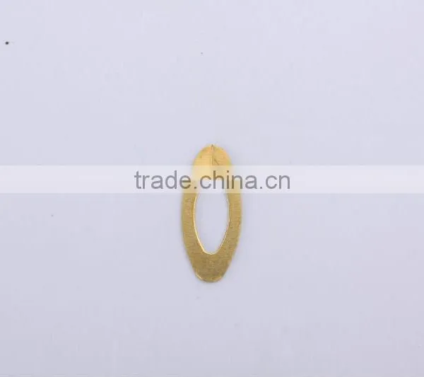 Jewelry Accessories Brass Component Ellipse Ring