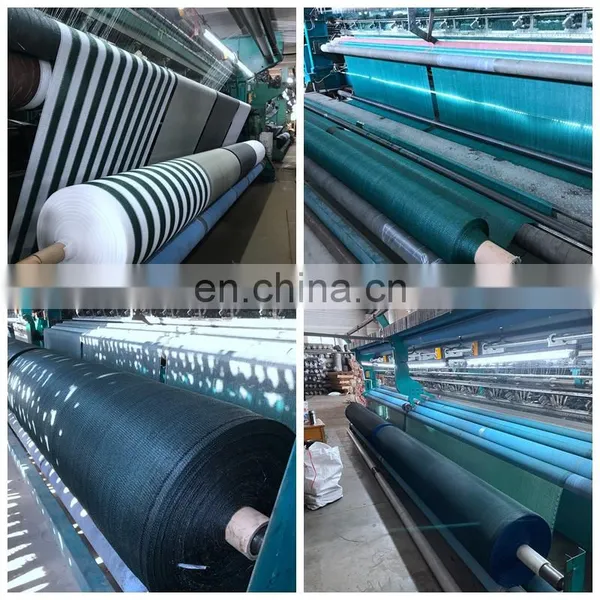 100gsm Green and White Strip of the 80% Sun Shade Cloth photo-5
