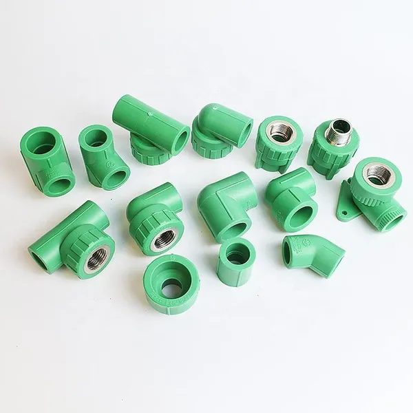 PPR Pipe Manufacture Plastic Green PPR Pipe Male Thread Elbow Fittings photo-5