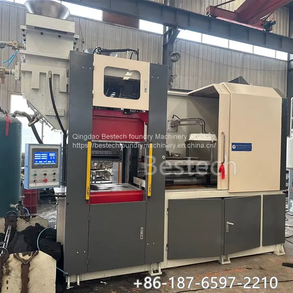 Fully Automatic Green Sand Horizontal Parting Flaskless Molding Line for Foundry Workshop photo-2