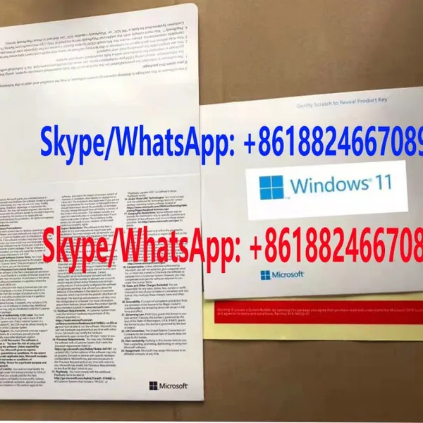 Win 11 10 7&Server 2022 OEM Key Sticker DVD Sealed Packing Box
