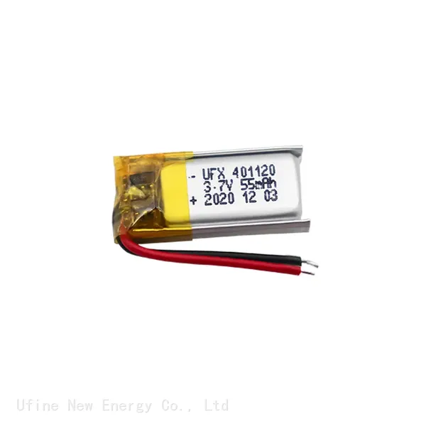 China Lipo Cell Manufacturer Customized POS Machine Rechargeable Li-Ion Battery UFX 401120 55mAh 3.7V Small Lipo Battery photo-5