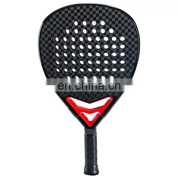 Hot Sale Custom Professional 3k 12K 18k Carbon Fiber Padel Tennis Rackets Padel Rackets photo-3