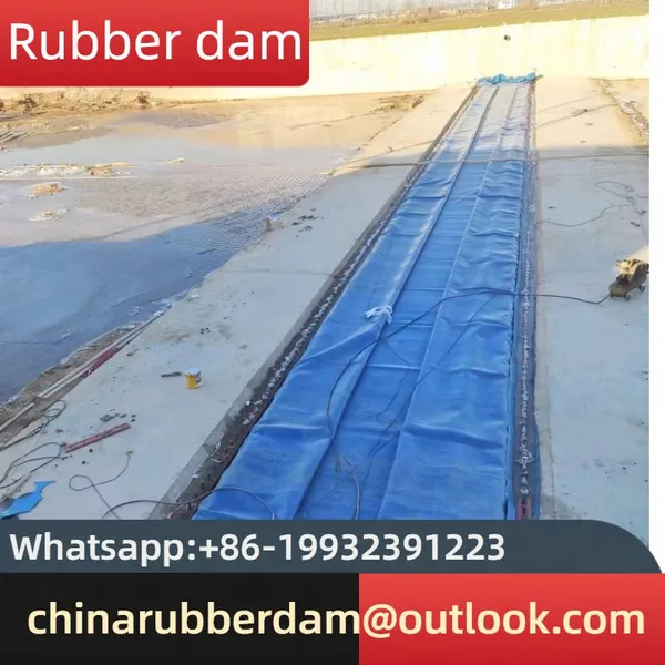Inflatable Flood Control Dam, Divided by Water, Flood and Gas, Shield Dam Construction, Overall Slope Rubber Dam photo-4