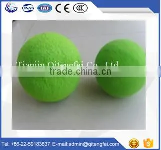 Concrete Pump Pipeline Orange Sponge Natural Sponge Foam Cleaning Ball photo-2