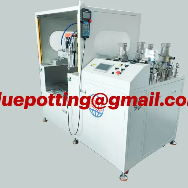Two-Component Polyurethane Potting Compound Dispensing and Filling Machine for Sensors, LED Waterproof Power Supply, Mutual Inductors photo-1