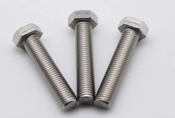 304 Stainless Steel Screw 316 External Hexagon Bolt 201 Full Thread Stud German Standard DIN933