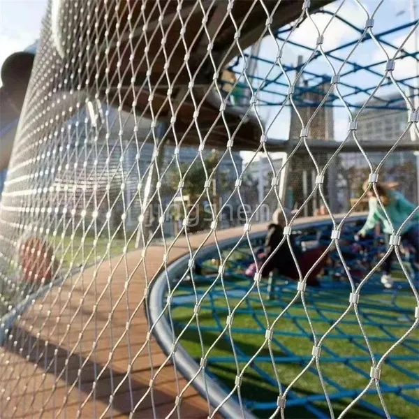 Factory Sale Stainless Steel Wire Rope Mesh Net/flexible Stainless Steel Rope Mesh/zoo Mesh photo-1