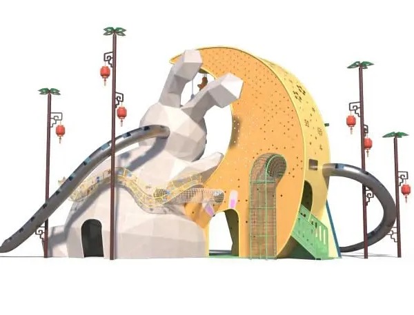 Moon Rabbit Modeling SlideTonghua Castle Amusement Park photo-2