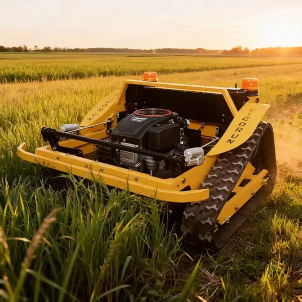 Industrial Grade Labor Saving 800mm Cutting Width Single Cylinder Gas Crawler Remote Mower VTLM800 All Terrain Slope Mower