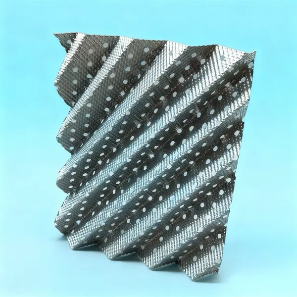Custom Segmented Metal Structured Packing for Tower Manway Installation photo-4