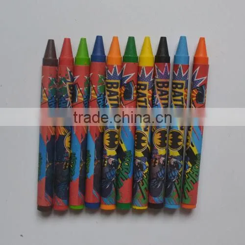 10 Colors Wax Crayon With Promotion Packing ;color Box;non Toxic;safety for Kids
