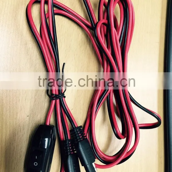 Push Buttom Switch + Extension SAE Plug Adapter With SPT-2 18AWG Power Cable photo-3
