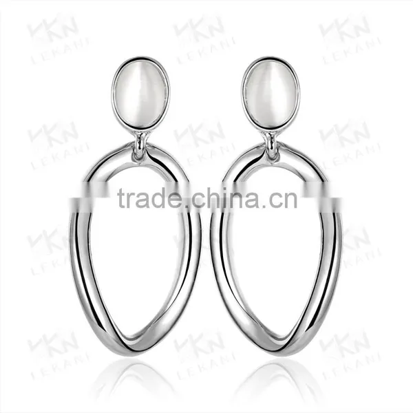 Wholesale Favtory 18K Gold Silver Plated Hoop Ring Earring Women Fashoin Earring photo-5