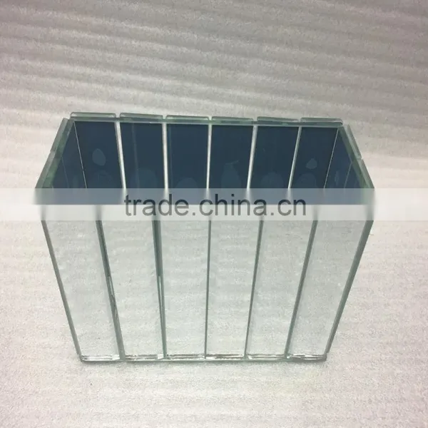 Mosaic Mirror Vase for Glass Fish Bowl,silver Mirror Mosaic Vases