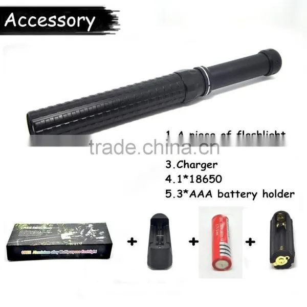 (160377) Police Tactical Self Defence Emergency Flashlight Security Tool photo-6