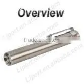 (160095) Stainless Steel Wholesale Promotional Pocket Led Pen Torch Light photo-3