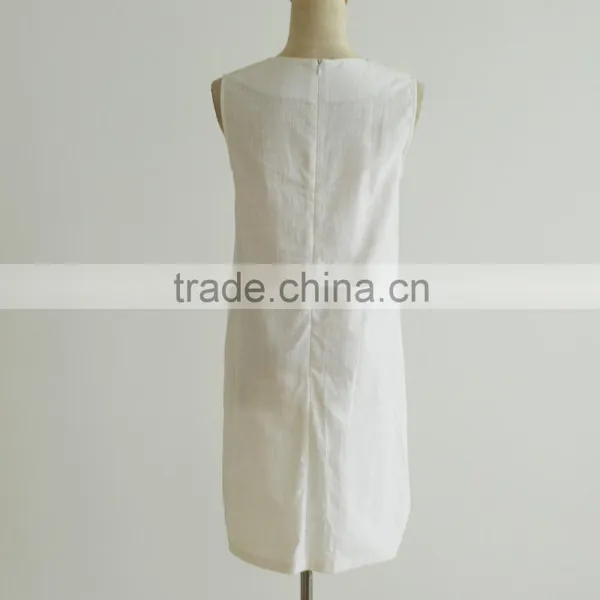 Large Size Clothing Round Neck 100% Cotton Comfortable Dress for Modern Lady Supplier's Choice photo-4