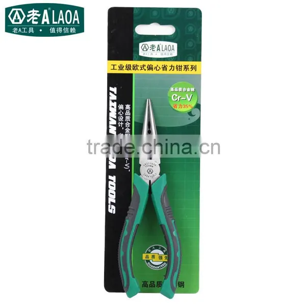 LAOA 6 Inch CR-V Steel Long Nose Electricians Wire Stripper Pliers Finishing Pliers photo-2