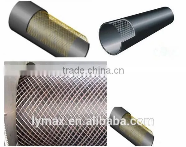 Steel Wire Reinforced pe Gas Pipe Pn10 DN200mm Diameter photo-2