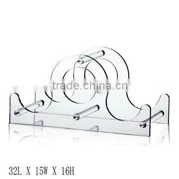 GH-RZ265 Customized Size Diverse Acrylic Wine Bottle Rack Display Holder photo-2