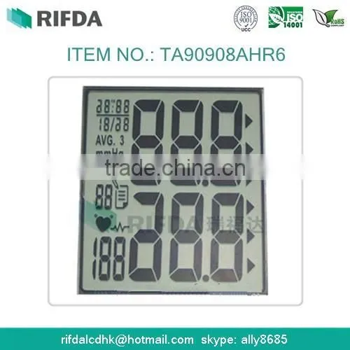 Optoelectronic Displays LCD Customized Segment LCD for Medical Instruments