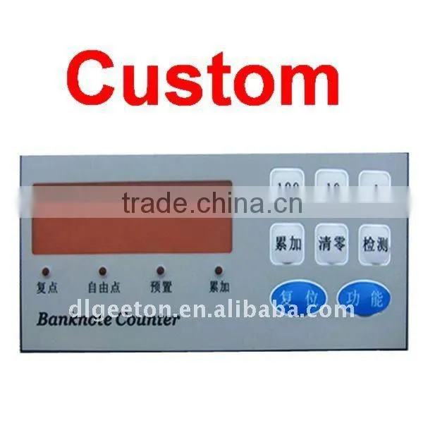 Custom Tactile Button PET 3D Graphic Overlay Panel
