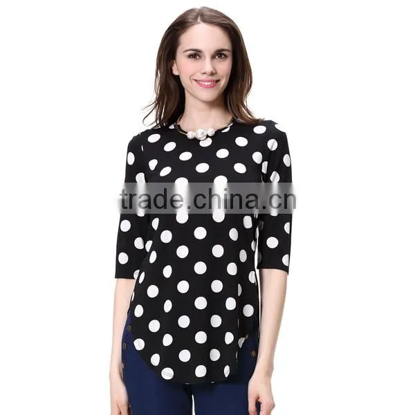 High Quality Designed Long Sleeve With Side Vent Top For Women photo-5
